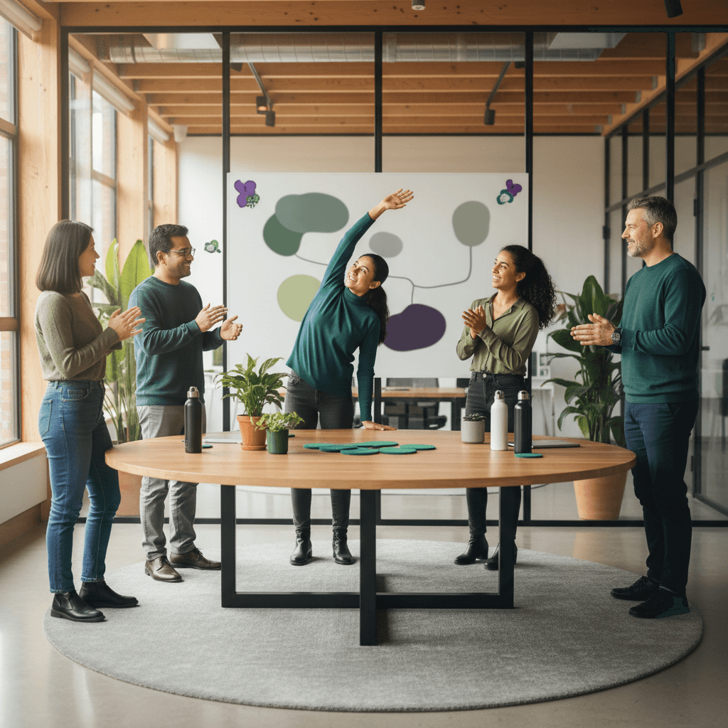 Illustration Betriebliche Gesundheitsförderung