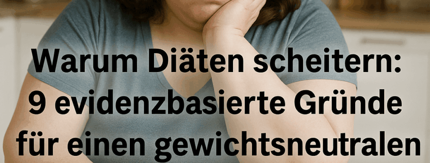 Warum Diäten scheitern: 9 evidenzbasierte Gründe für einen gewichtsneutralen Ansatz